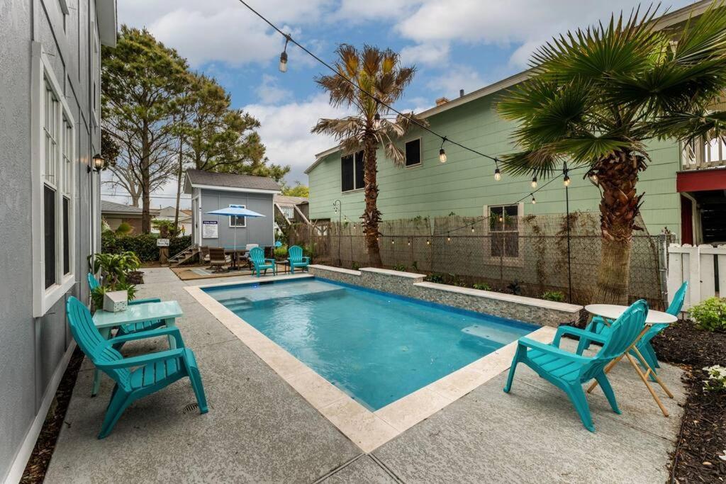 5/3 With A Heated Pool 2 Min From Beach, Updated غالفيستون، تكساس المظهر الخارجي الصورة